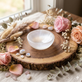 Selenite Bowl 6cm Small for Cleansing & Recharge Crystal