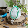 Rare HQ Chrysoprase Chalcedony 7mm Bracelet