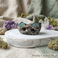 Azurite Malachite Hedgie Crystal Pet Rock AM0101
